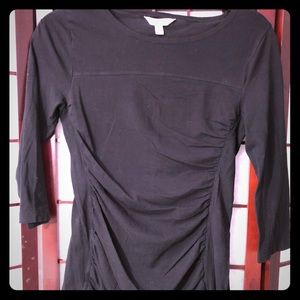 Banana Republic Black Fitted Top EUC Size S